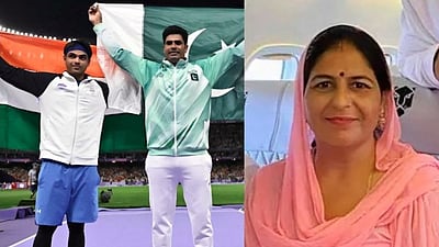 தங்கம் வென்ற நதீமும் என் மகன் போல தான்! -நீரஜ் சோப்ரா தாயார்